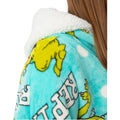 Blue - Side - Rugrats Womens-Ladies Oversized Hoodie Blanket