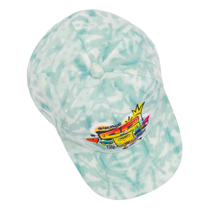 Blue - Side - SpongeBob SquarePants Boys Tie Dye Snapback Cap