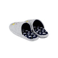 Grey-White-Black - Back - Peanuts Womens-Ladies Snoopy Slippers