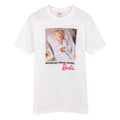 White - Front - Barbie Womens-Ladies Working from Home T-Shirt