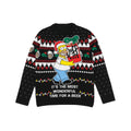 Black - Front - The Simpsons Mens Homer Simpson Christmas Jumper