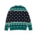 Green - Back - SpongeBob SquarePants Mens Squidward Christmas Jumper