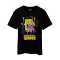 Black - Front - SpongeBob SquarePants Mens Not Afraid to Be Square T-Shirt