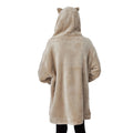 Brown - Back - Pusheen Girls Hoodie Blanket