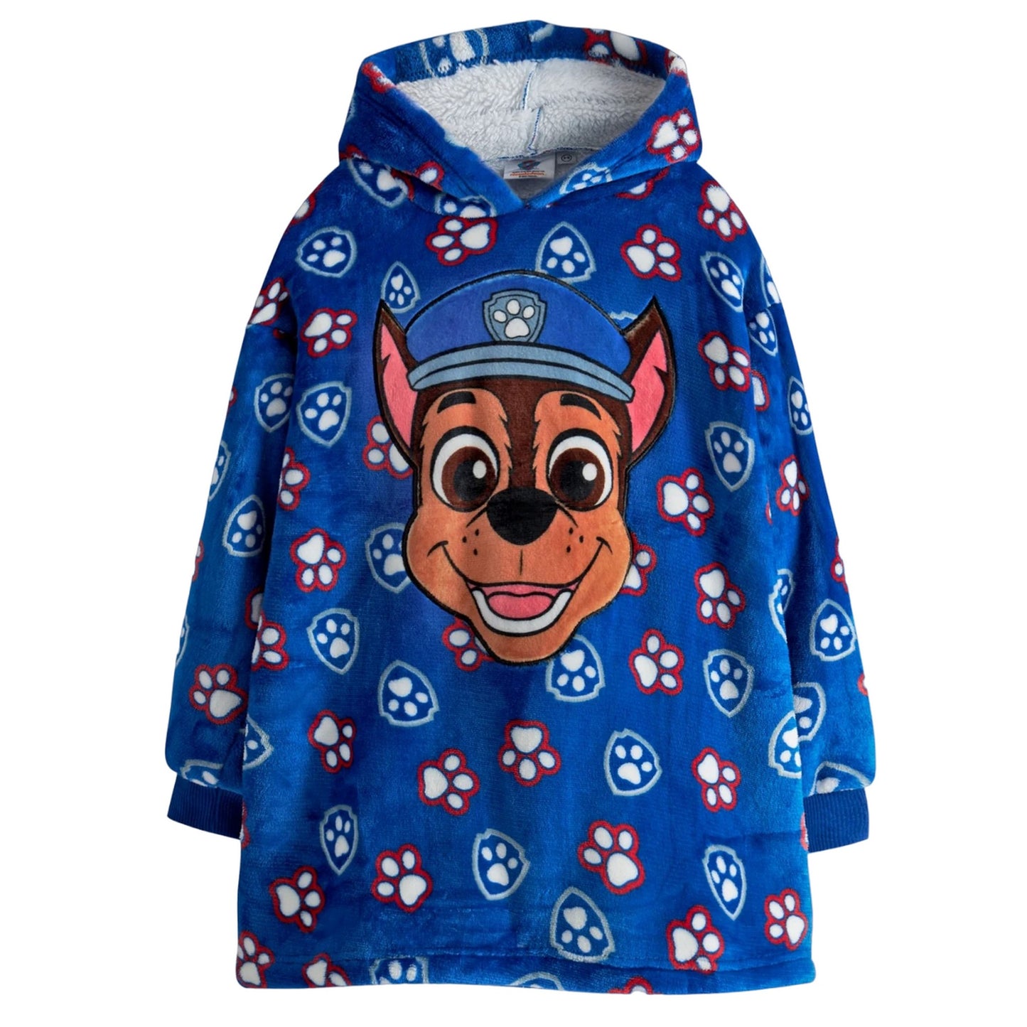 Blue - Front - Paw Patrol Boys Chase Hoodie Blanket