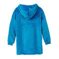Blue - Back - Sonic The Hedgehog Boys Fleece Hooded Hoodie Blanket