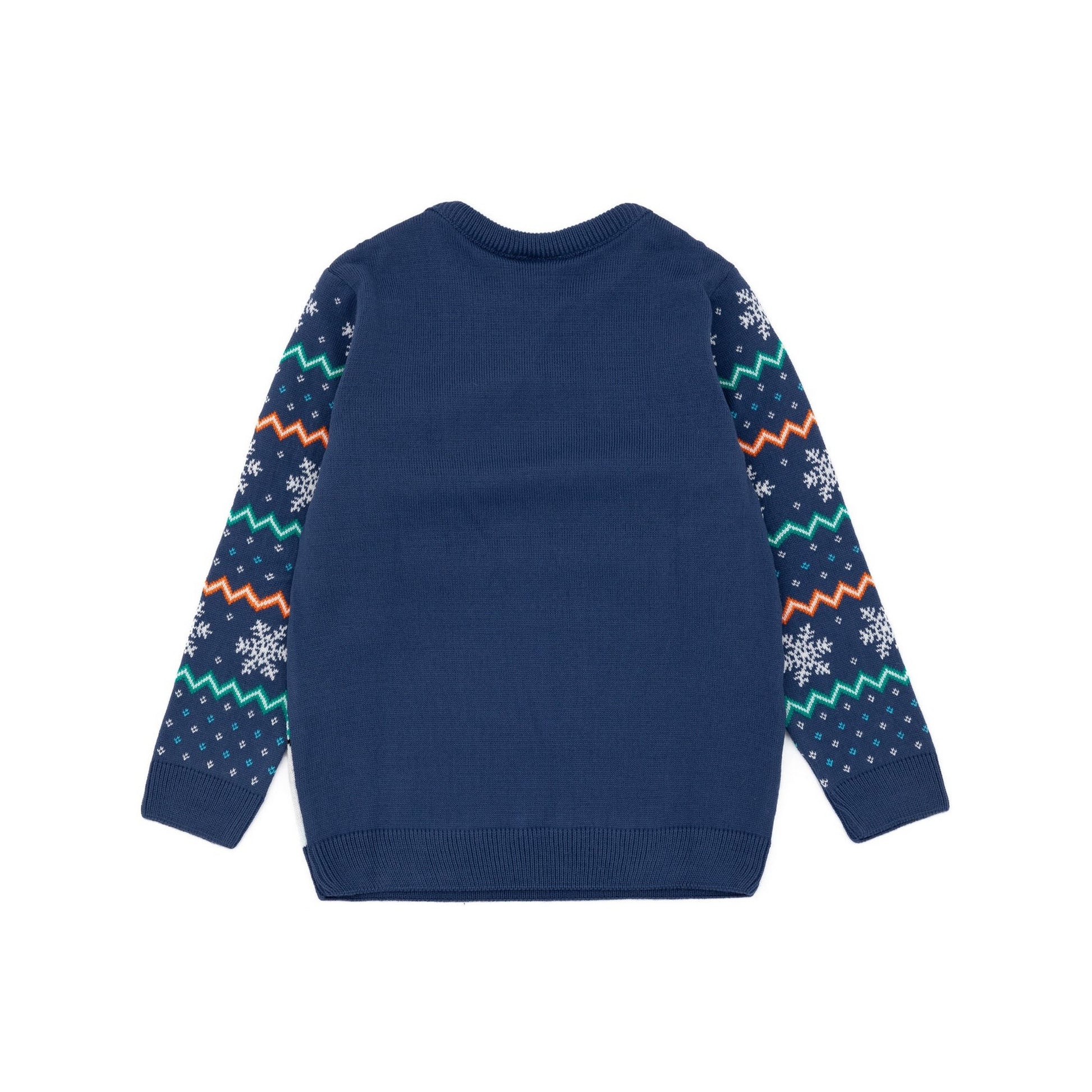 Multicoloured - Back - SpongeBob SquarePants Childrens-Kids Let It Snow Knitted Jumper