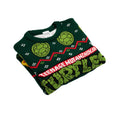 Green-Yellow - Back - Teenage Mutant Ninja Turtles Mens Knitted Jumper