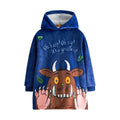 Blue-Brown - Front - The Gruffalo Boys Hoodie Blanket