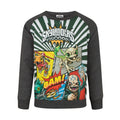 Grey - Front - Skylanders Boys Panel Sweatshirt