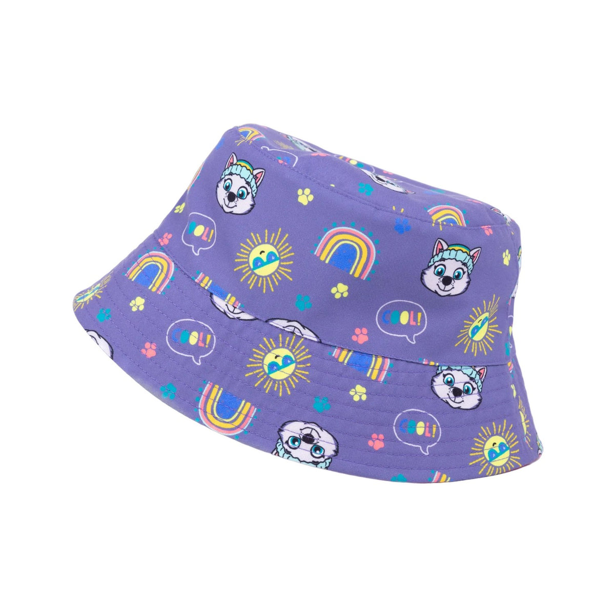Pink-Purple - Side - Paw Patrol Girls Reversible Bucket Hat