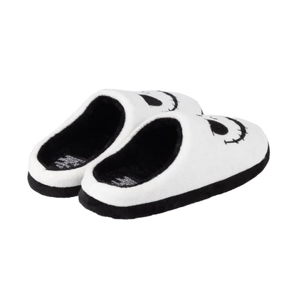 White-Black - Back - Nightmare Before Christmas Womens-Ladies Jack Skellington Slippers