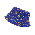 Navy Blue-Red - Back - Paw Patrol Boys Reversible Bucket Hat