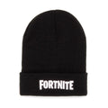 Black - Front - Fortnite Unisex Adult Logo Beanie