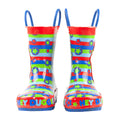 Red-Blue-Green - Front - Hey Duggee Boys Wellington Boots