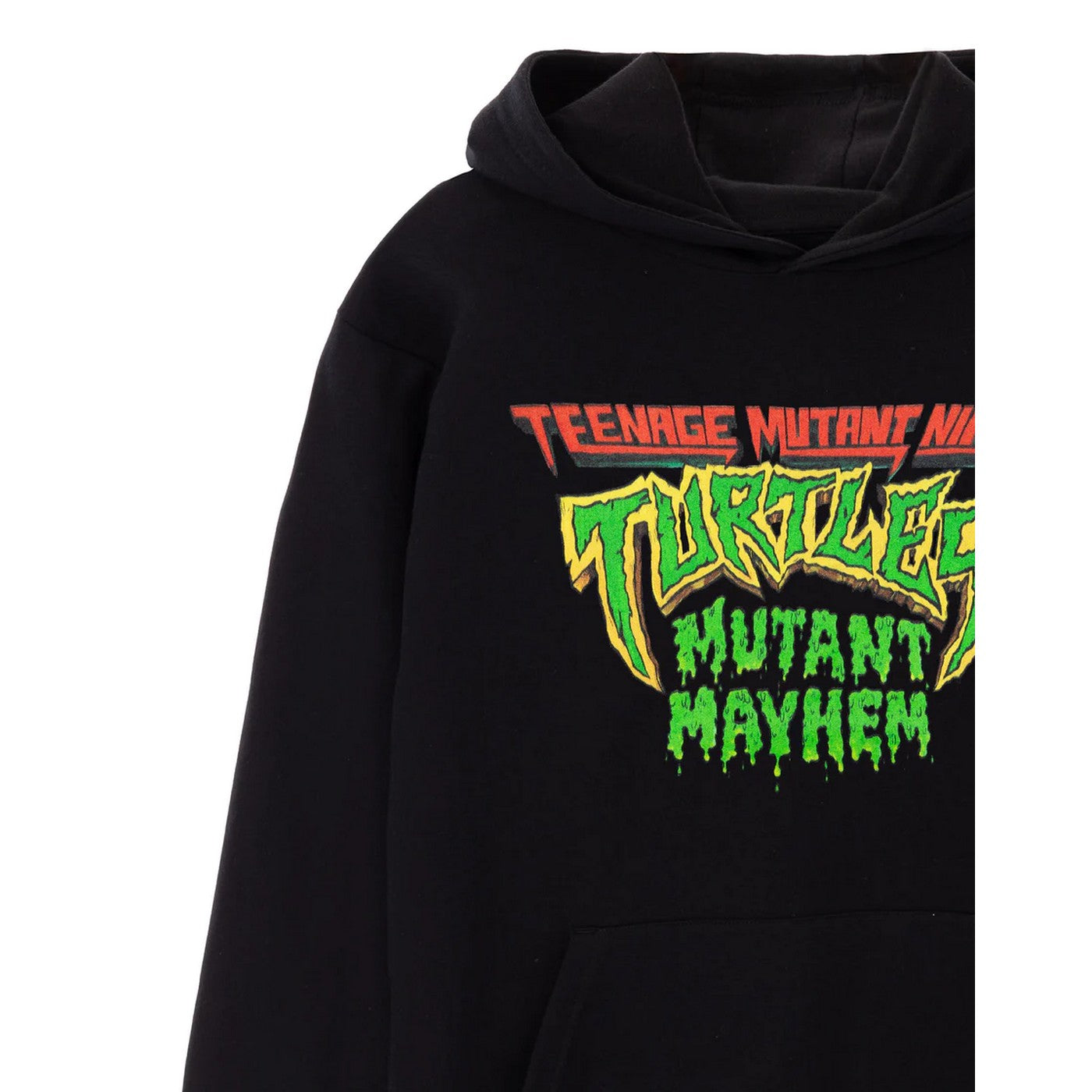 Black - Back - Teenage Mutant Ninja Turtles: Mutant Mayhem Mens Logo Hoodie
