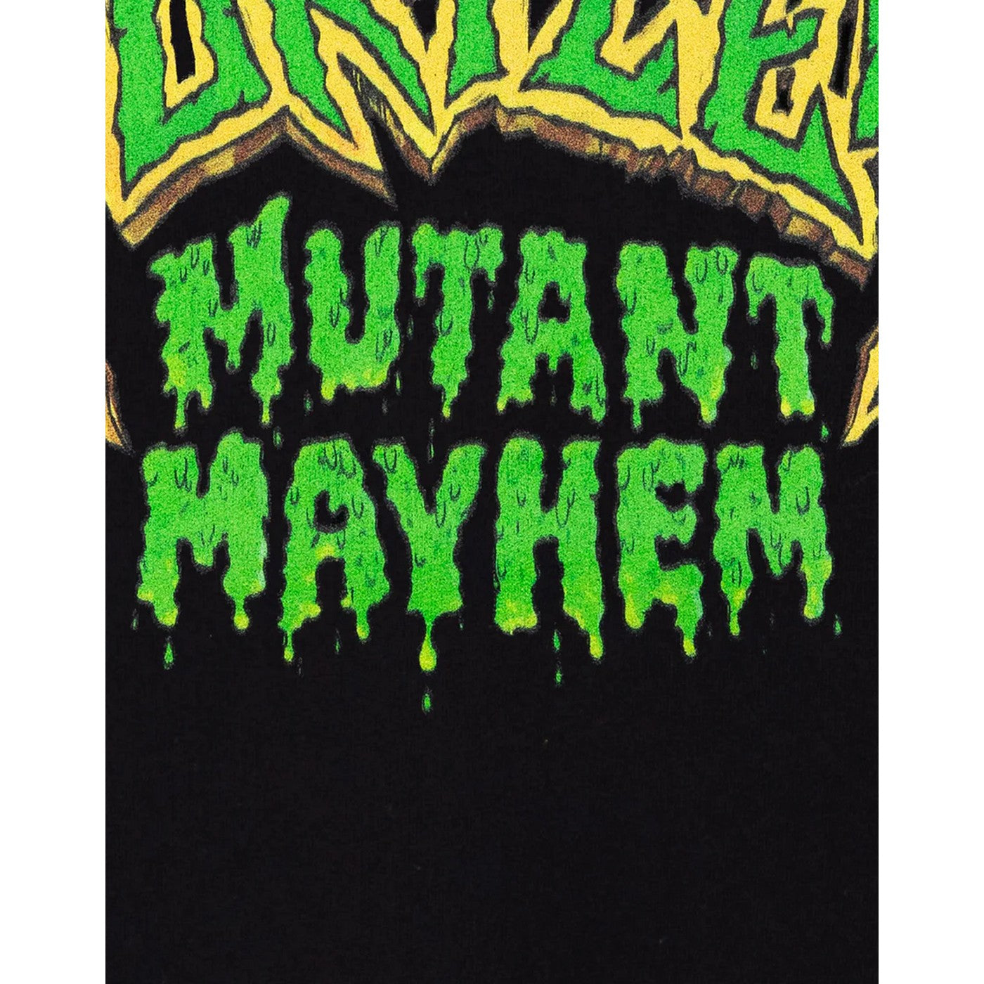Black - Close up - Teenage Mutant Ninja Turtles: Mutant Mayhem Mens Logo Hoodie