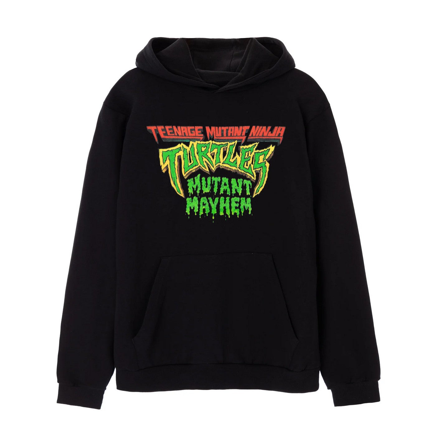 Black - Front - Teenage Mutant Ninja Turtles: Mutant Mayhem Mens Logo Hoodie
