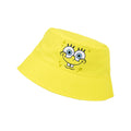 Yellow-Purple - Back - SpongeBob SquarePants Childrens-Kids Reversible Bucket Hat