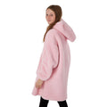 Pink - Back - Barbie Girls Sherpa Hoodie Blanket