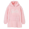 Pink - Front - Barbie Girls Sherpa Hoodie Blanket