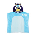 Blue-Navy-White - Front - Bluey Childrens-Kids Hooded Towel