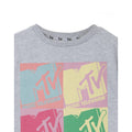 Grey - Side - MTV Girls Colour Block Marl T-Shirt