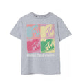 Grey Marl - Front - MTV Girls Colour Block Marl T-Shirt