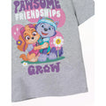 Grey - Lifestyle - Paw Patrol Girls Pawsome Friendships Marl T-Shirt