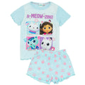 Blue - Front - Gabby´s Dollhouse Girls A Meow Zing Short Pyjama Set