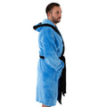 Blue - Side - Star Trek Mens Logo Dressing Gown