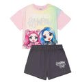 Multicoloured - Front - Rainbow High Girls Be Bold Short Pyjama Set