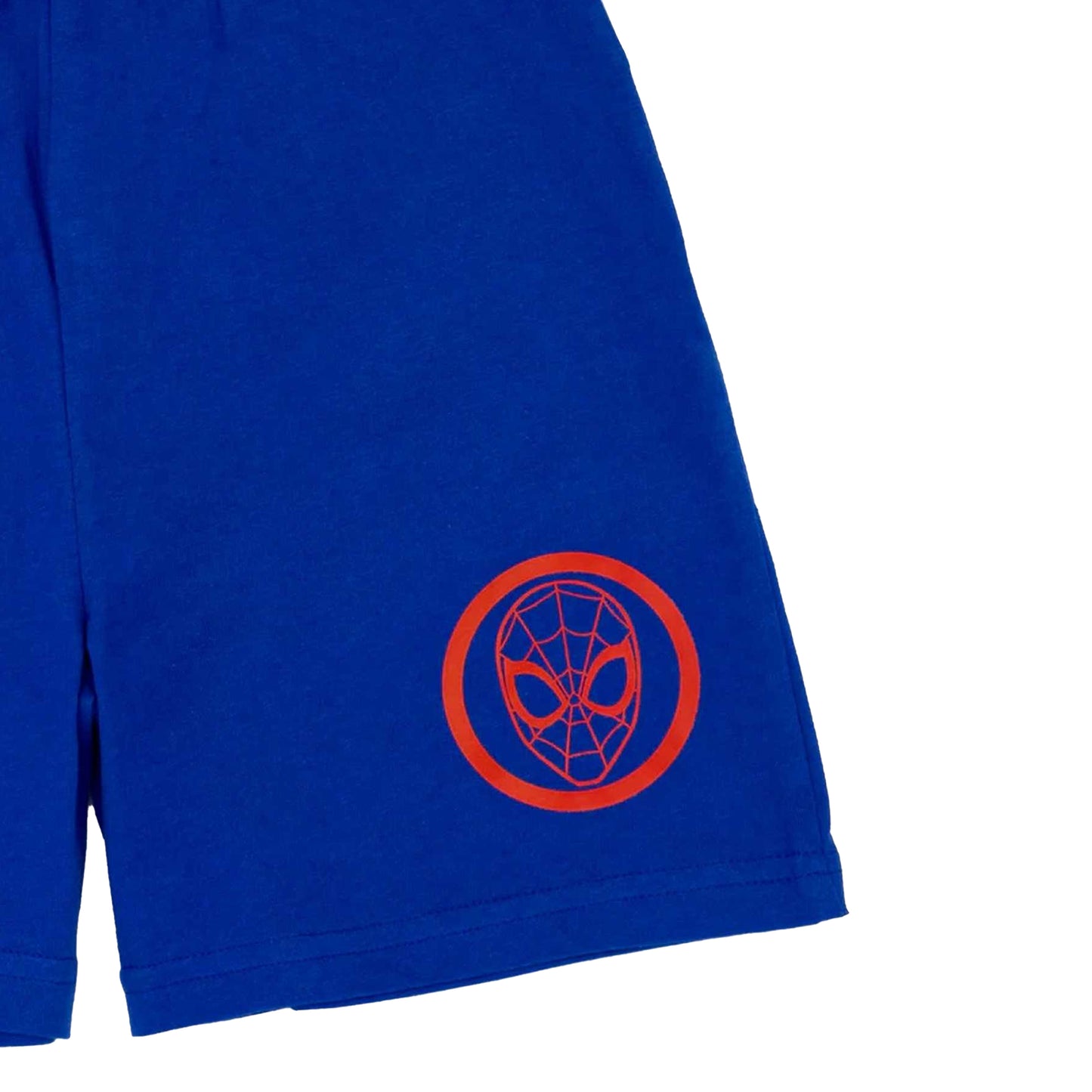 Red-Blue - Pack Shot - Spider-Man Boys Contrast Short Pyjama Set