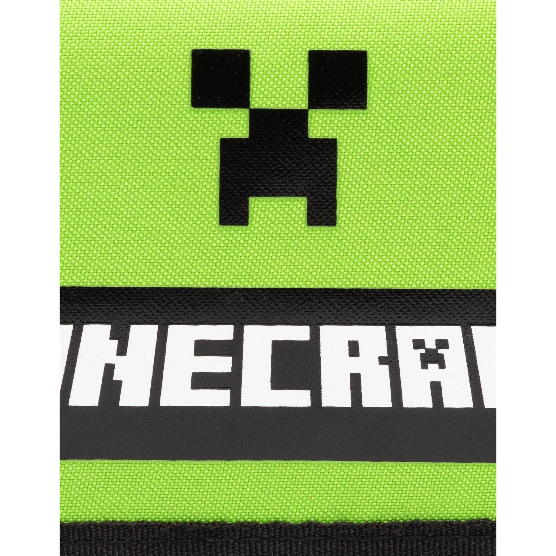 Green - Side - Minecraft Logo Creeper Wallet