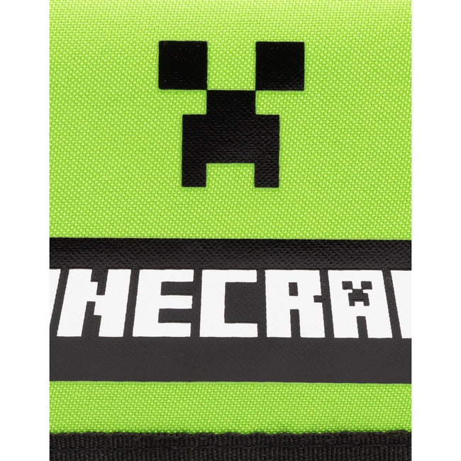 Green - Side - Minecraft Logo Creeper Wallet