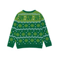 Green - Back - Teenage Mutant Ninja Turtles Boys Knitted Christmas Jumper
