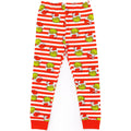 Blue-Red-White - Side - The Grinch Childrens-Kids Slim Christmas Long Pyjama Set