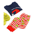 Blue-Red-White - Pack Shot - The Grinch Childrens-Kids Slim Christmas Long Pyjama Set