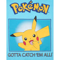 Blue - Back - Pokemon Boys Gotta Catch ´Em All! Pikachu T-Shirt