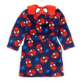 Blue-Red - Back - Spider-Man Boys Dressing Gown