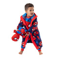 Blue-Red - Side - Spider-Man Boys Dressing Gown