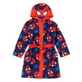 Blue-Red - Front - Spider-Man Boys Dressing Gown