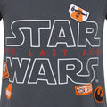 Grey - Back - Star Wars: The Last Jedi Girls Badge T-Shirt