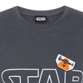 Grey - Side - Star Wars: The Last Jedi Girls Badge T-Shirt