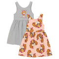 Grey-Pink - Front - Paw Patrol Girls You Make Me Smile Skye Dress (Pack of 2)