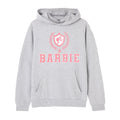 Grey - Front - Barbie Womens-Ladies Collegiate Logo Marl Hoodie