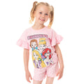 Pink - Lifestyle - Disney Princess Girls Cotton Short Pyjama Set