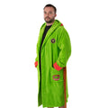 Green - Side - Teenage Mutant Ninja Turtles Mens Raphael Robe