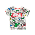 White-Multicoloured - Back - Marvel Boys Superhero Short Pyjama Set