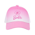 Pink-White - Back - Barbie Girls Ombre Baseball Cap Set